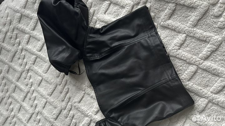 Кожаный тор корсет H&M