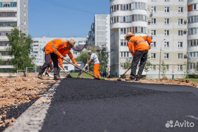 Асфальтирование Укладка асфальта Дорожная разметка