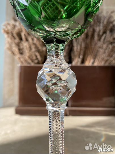 Val St Lambert цветной хрусталь фужер бокал