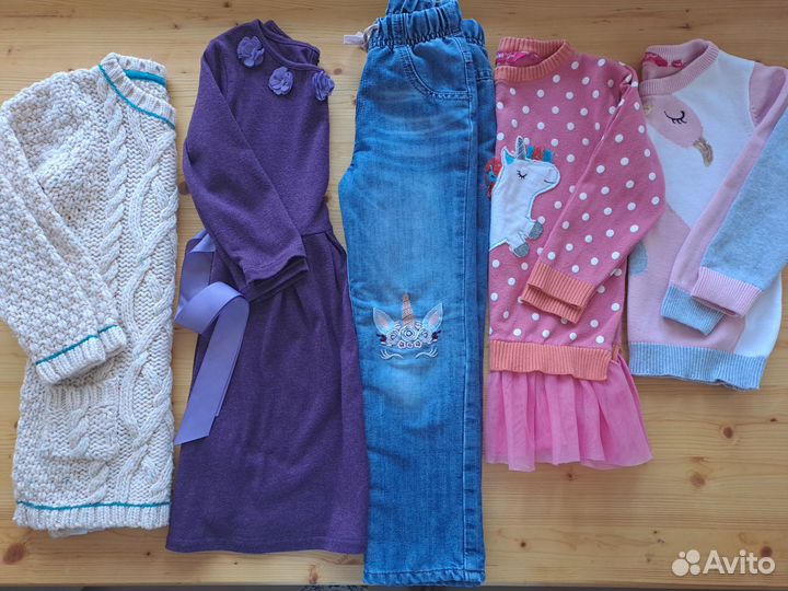 Пакет одежды hm, m&s, gj, размер 3-4