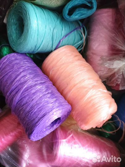 Полипропиленовые нитки для вязания мочалок