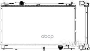 Радиатор lexus IS250 GSE20, 25 2,5L 4grfse