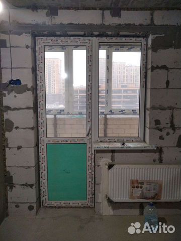 Дверь+окно пластиковые бу из пвх