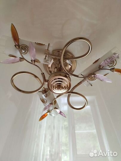 Люстра потолочная бу