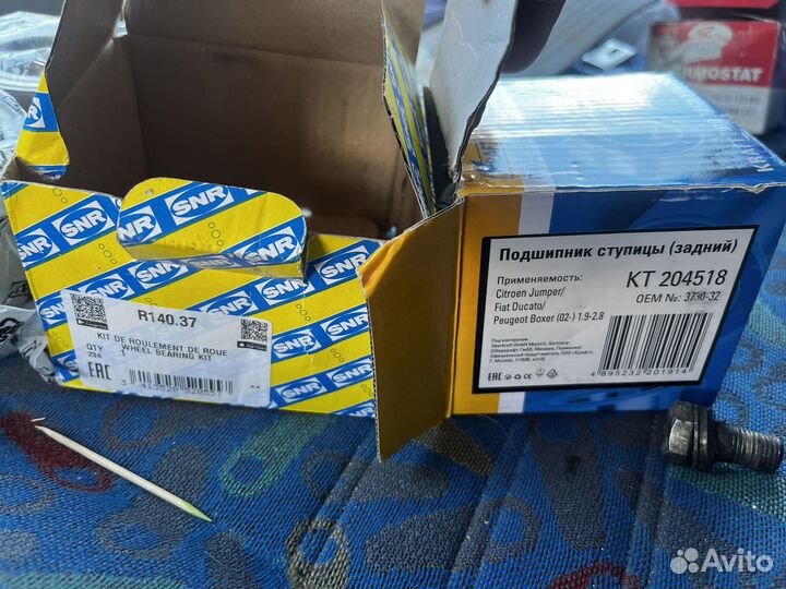 Ступичный подшипник fiat ducato 244