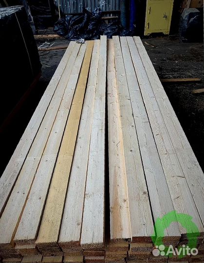 Доска дюймовка 25х100х6000 Хвойных пород