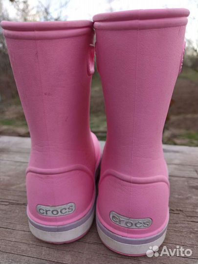 Резиновые сапоги для девочки Crocs