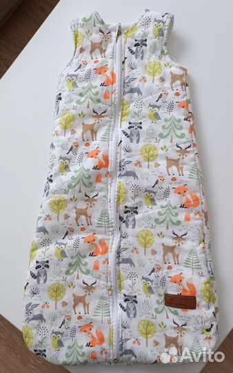 Детский утеплённый спальный мешок