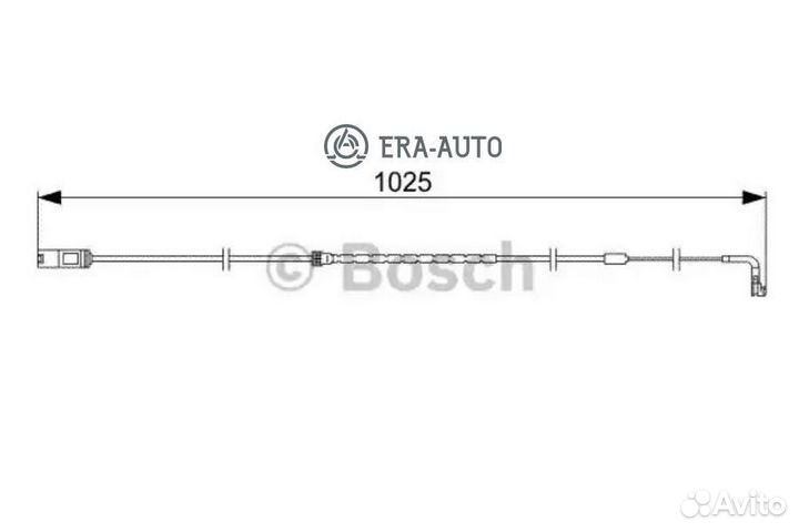 Bosch 1987473026 Датчик износа тормозных колодок