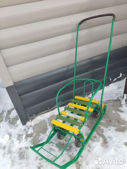 Санки на колесах