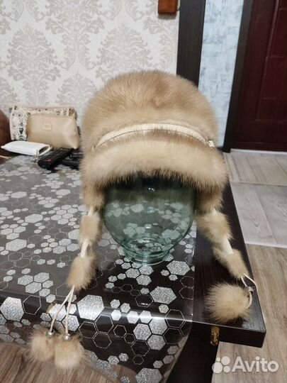 Шапка норковая женская 56-58 размер
