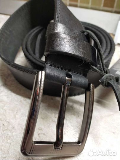 Мужской кожаный ремень новый
