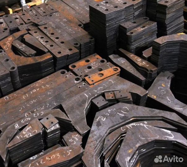 Услуга плазменная резка листа на пластины детали