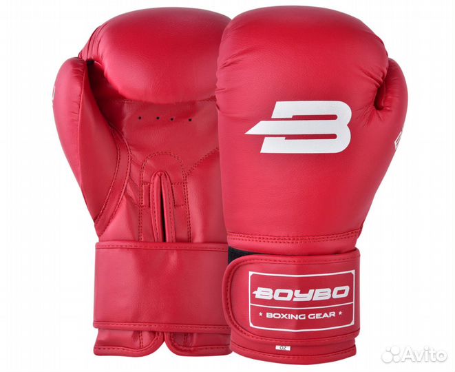 Перчатки для бокса BoyBo Basic красные (12 oz)