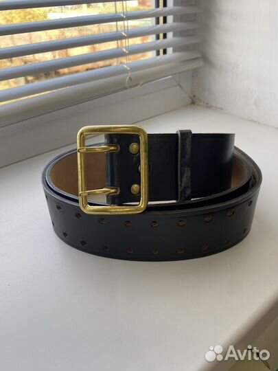 Ремень армейский кожаный, портупея