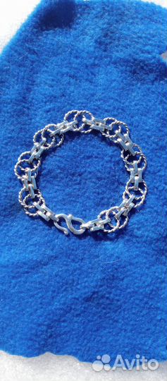 Серебряный браслет женский ручной работы