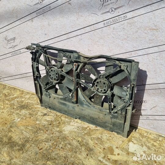 Вентиляторы охлаждения Mercedes C w202 кондиционер