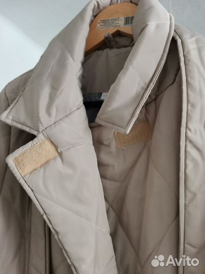 Пальто плащ женский стеганый