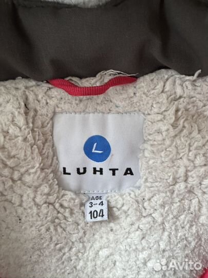 Парка для девочки 104 см Luhta