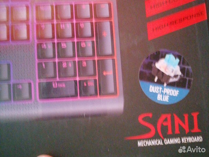 Механическая клавиатура red dragon sani