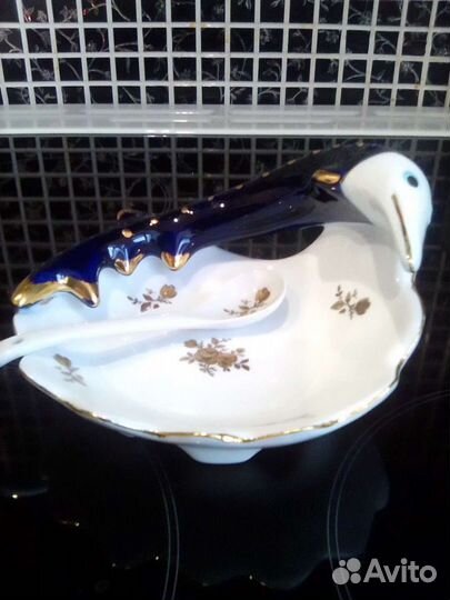 Вазы для фруктов ссср, икорница, ковш 1л СССР