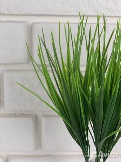 Трава искуственная, декоративная осока