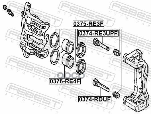 Поршень суппорта honda CR-V 07-12 пер. 0376-RE4