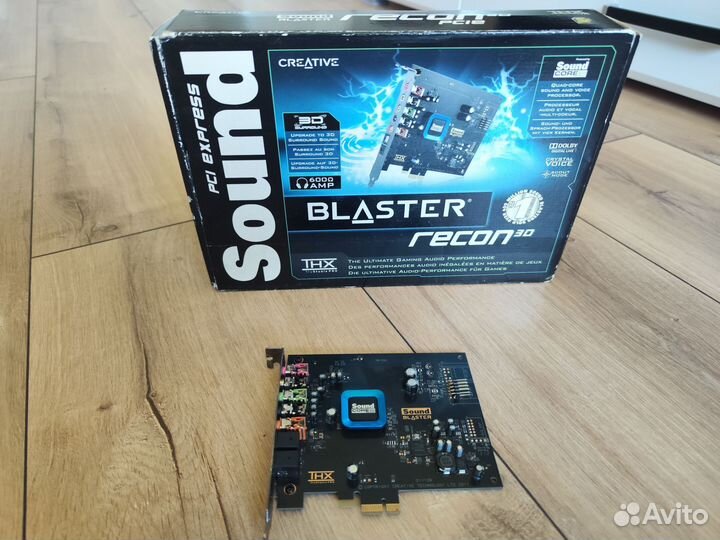 Звуковая карта creative sound blaster recon 3D