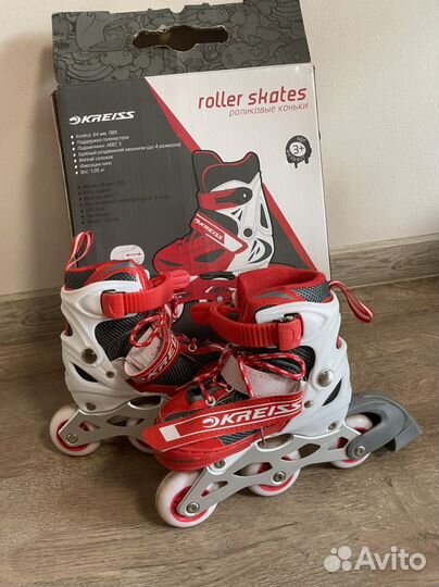 Роликовые коньки детские раздвижные