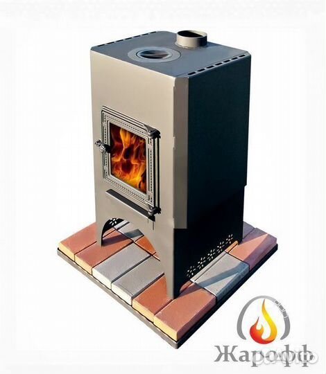 Печь камин на дровах