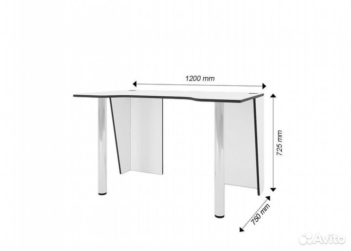 Компьютерный стол Игровой-802eu игровой классическ