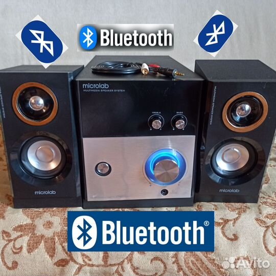 Bluetooth 5.0 акустика 2.1 колонки sven, microlab