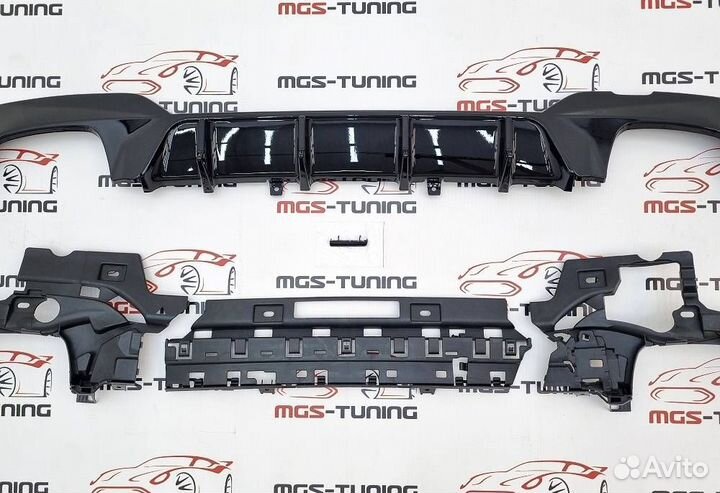 Диффузор BMW G20 M-Performance R34 Pro Spec style