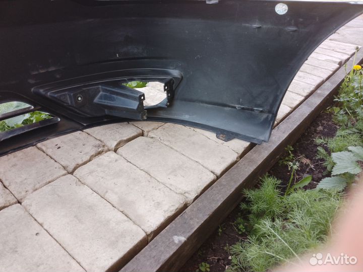 Бампер передний чёрный Daewoo Nexia 2 рестайлинг