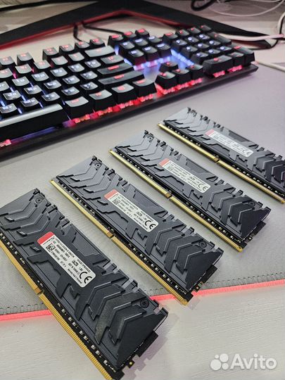 Оперативка 84 DDR4 Kingston HyperX