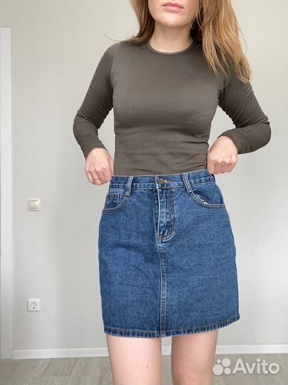 Юбка джинсовая