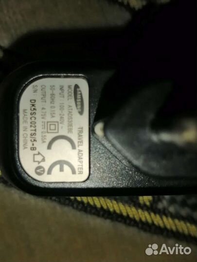 Зарядка для телефонов Samsung кнопочный