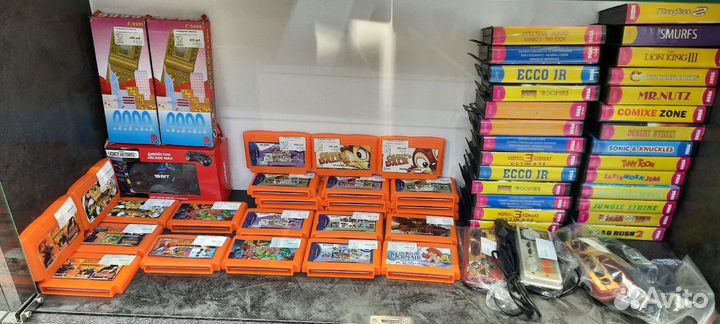 Картриджи для Sega&Dendy новые