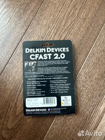 Карта памяти Delkin Devices Cinema CFast 2.0