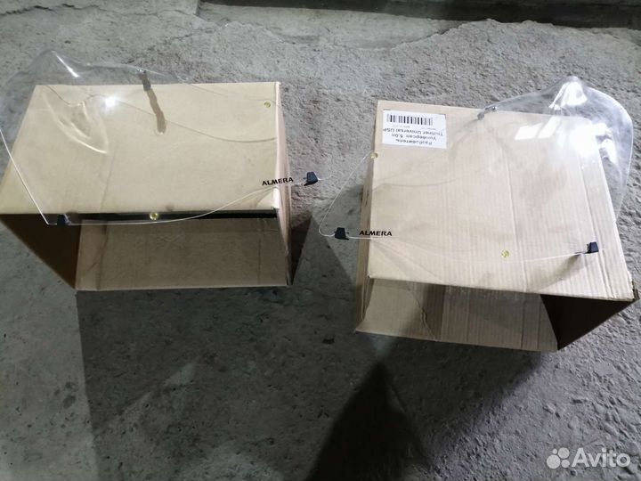 Накладка фары пластиковая защита Nissan almera G15