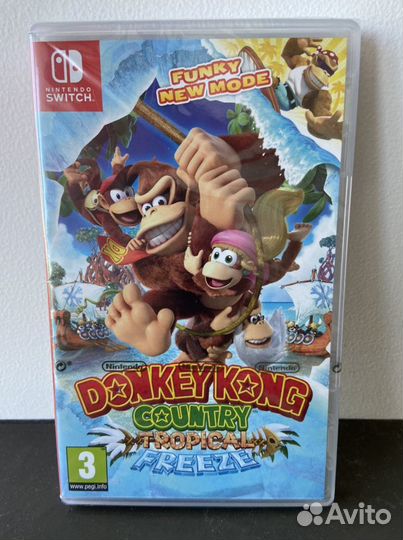 Игра Donkey Kong Country Tropical Freeze на Switch