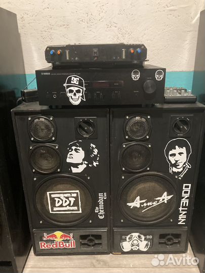 Колонки и усилитель