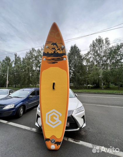 Sup board gq оранжевый - 320 см - комплект