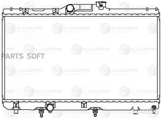 Радиатор охлаждения Тойота Королла Е100 91- АКПП
