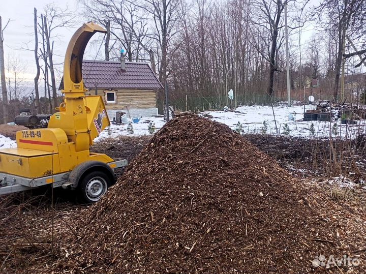 Измельчитель Веток Дробилка Щепорез Мульчер Аренда