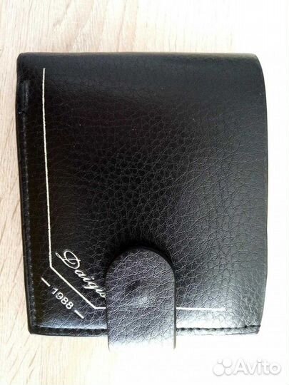 Партмоне муж., чёрного цвета. Новый