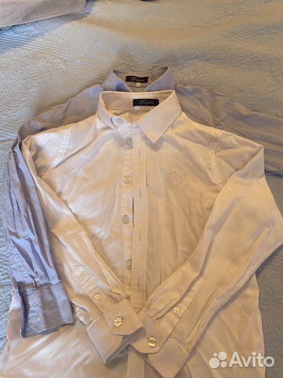 2 Рубашки Choupette белая и голубая