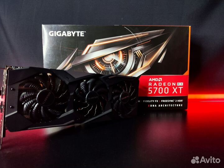 Игровая видеокарта RX 5700xt gigabyte gaming OC