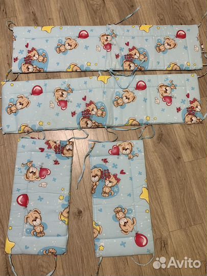 Пеленальный матрас, Бортики в детскую кроватку