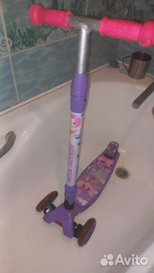 Самокат детский трехколесный бу